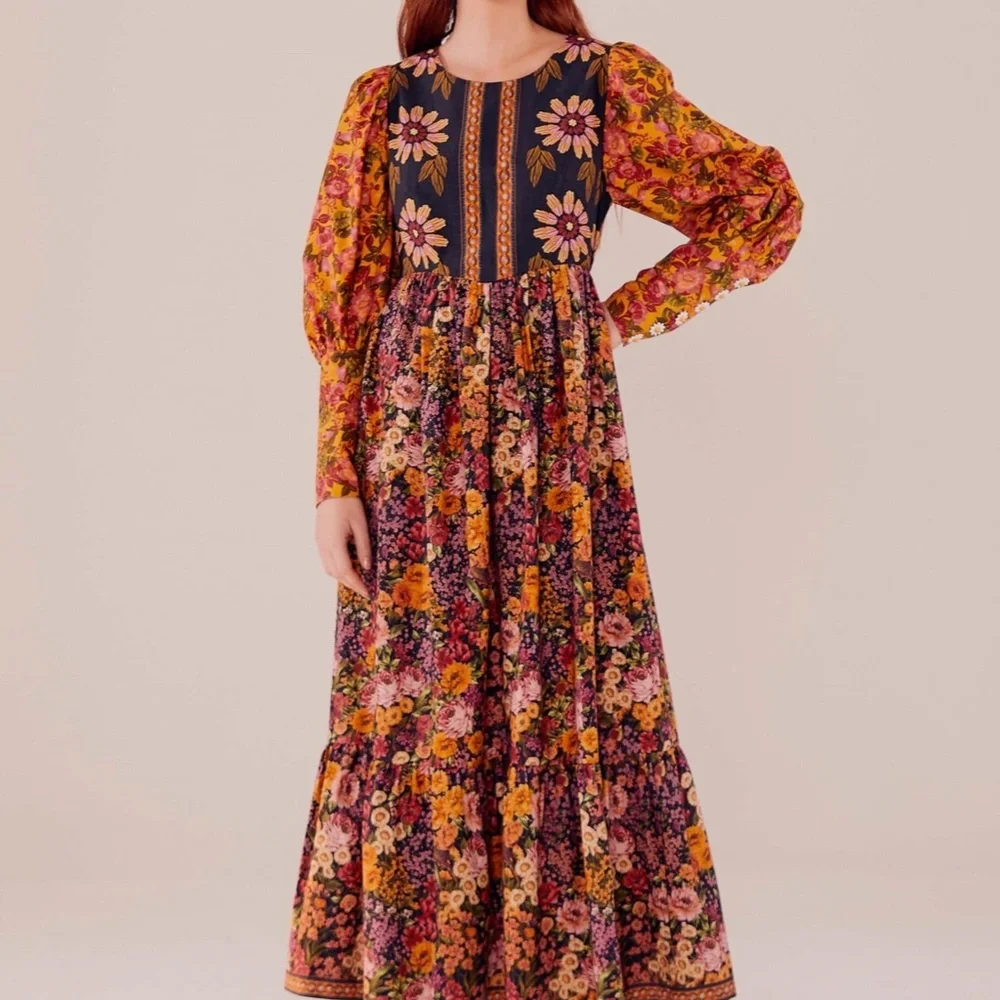 FARM Rio Flower Garden Maxi Dress - Picture 2 of 6